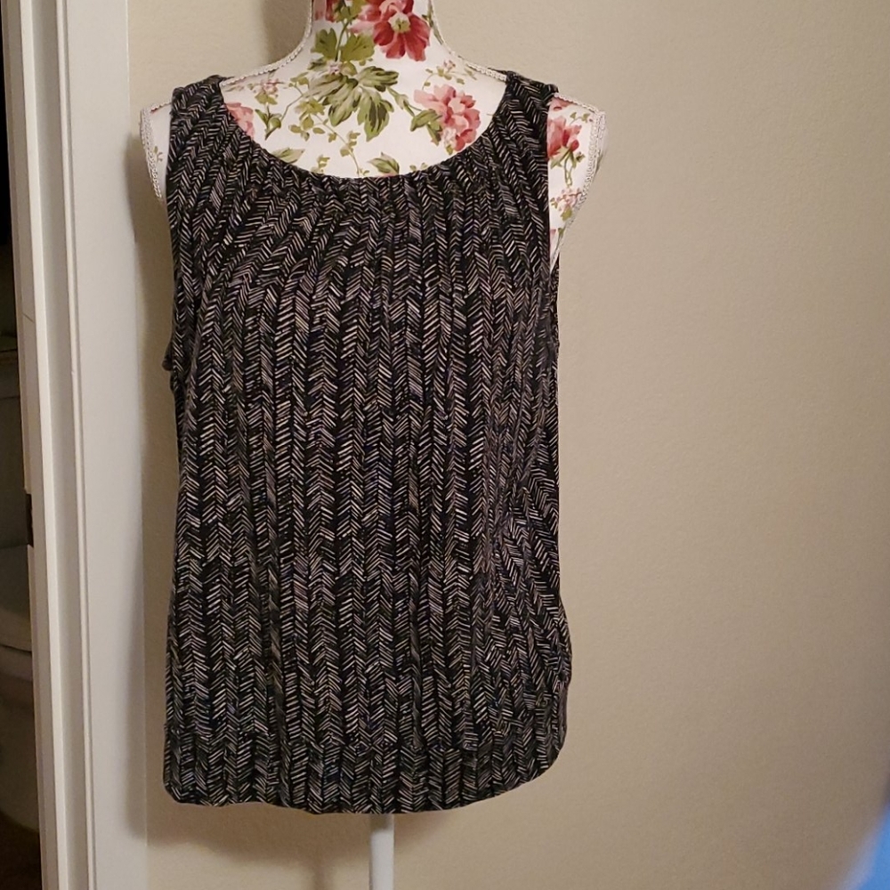 Dark navy blouse